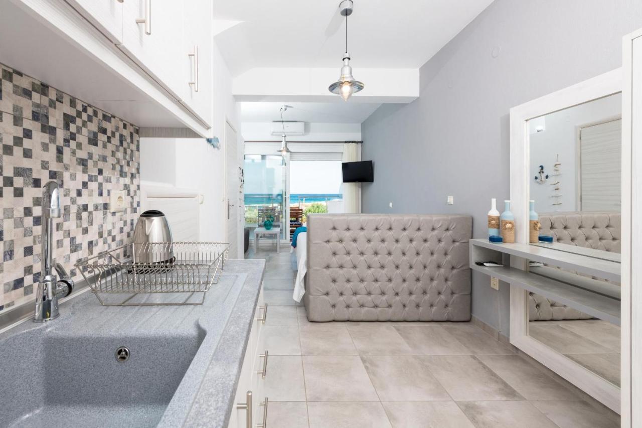 Artemis Beach Apartments Chrysi Ammoudia Exterior foto