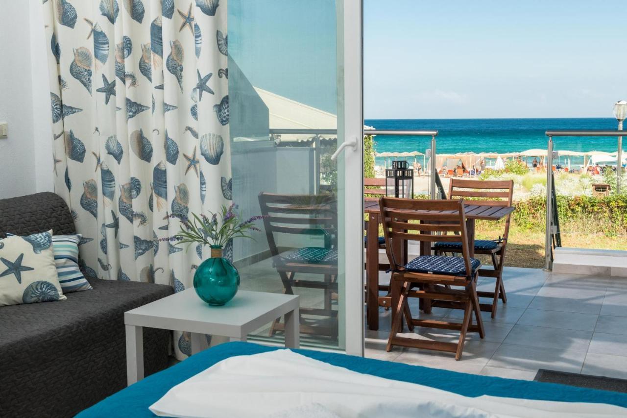Artemis Beach Apartments Chrysi Ammoudia Exterior foto