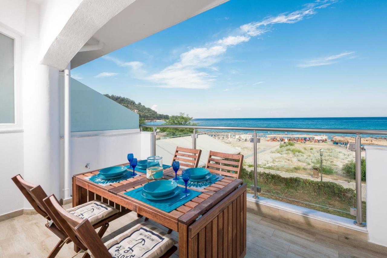 Artemis Beach Apartments Chrysi Ammoudia Exterior foto