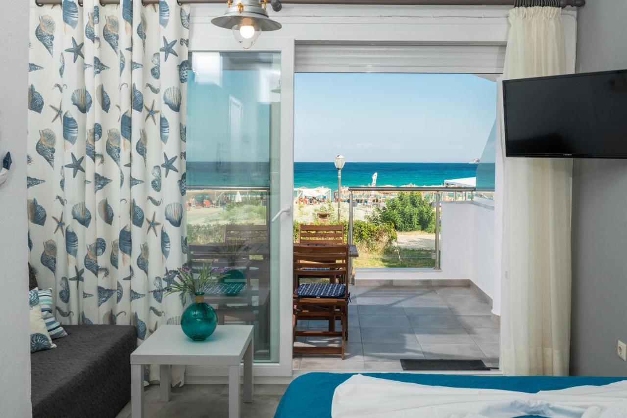 Artemis Beach Apartments Chrysi Ammoudia Exterior foto