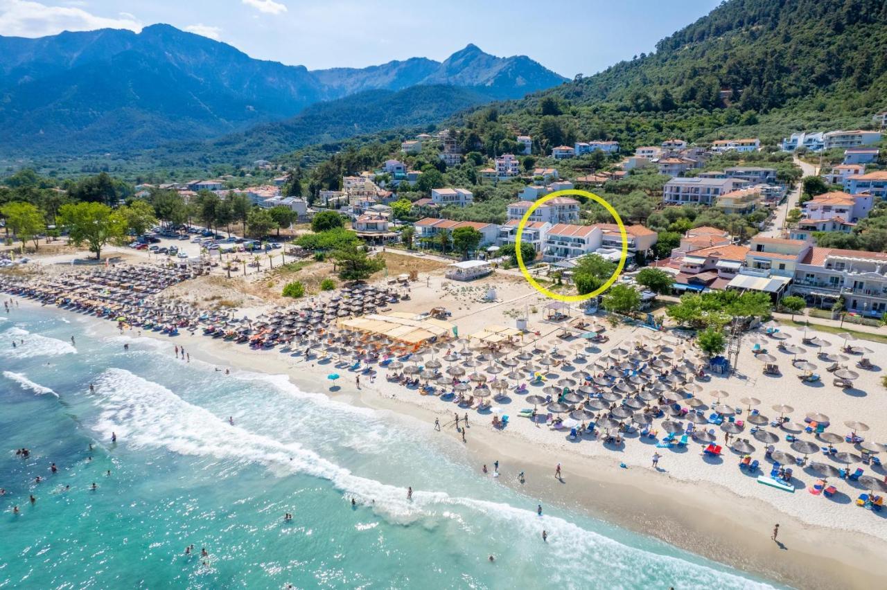 Artemis Beach Apartments Chrysi Ammoudia Exterior foto