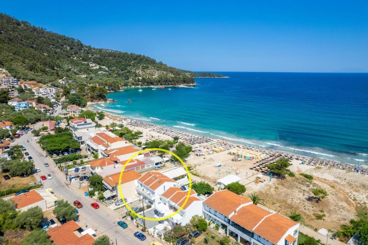 Artemis Beach Apartments Chrysi Ammoudia Exterior foto