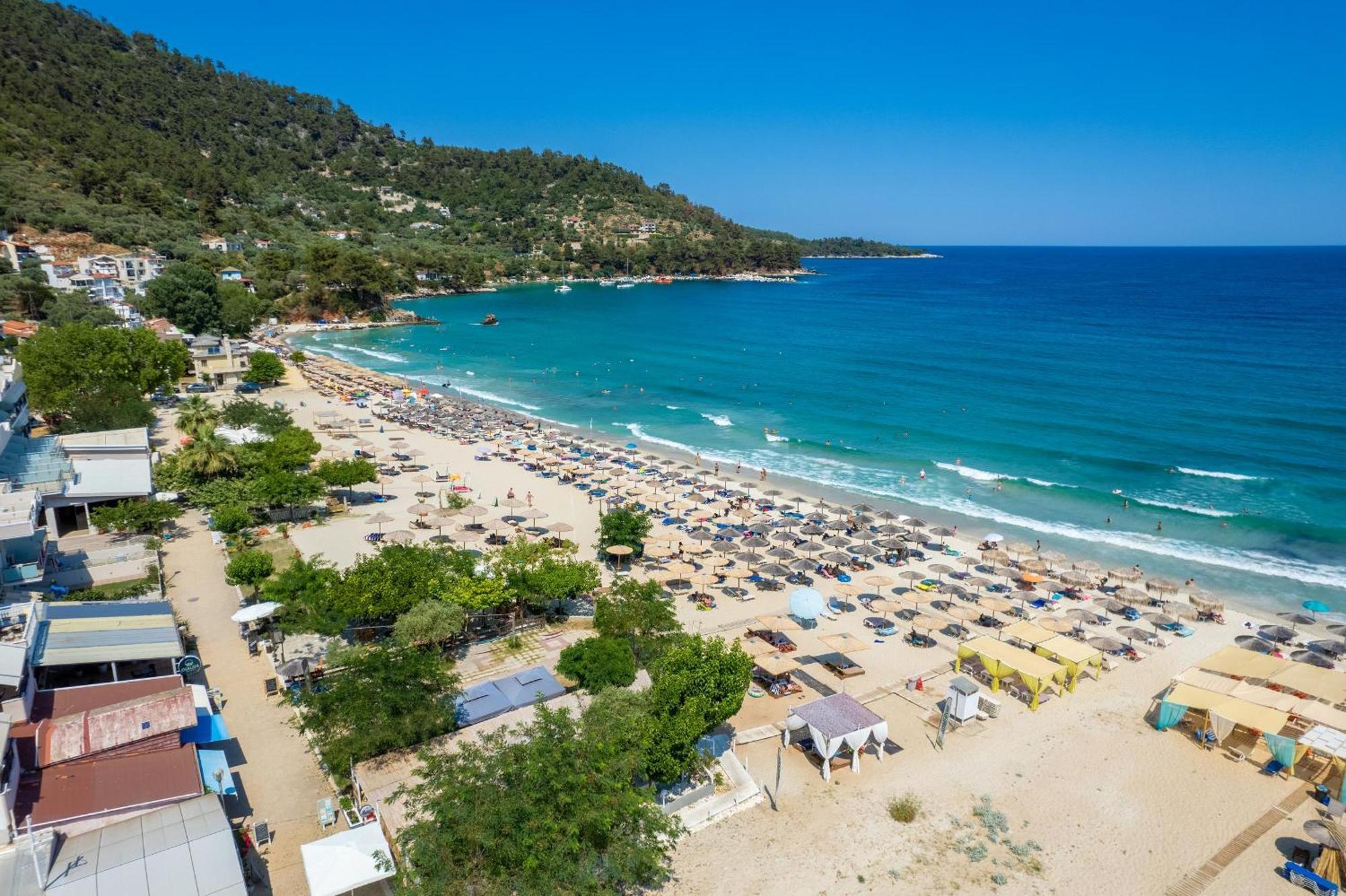 Artemis Beach Apartments Chrysi Ammoudia Exterior foto